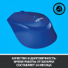 Мышь Logitech М330 Silent Plus синий (910-004910)