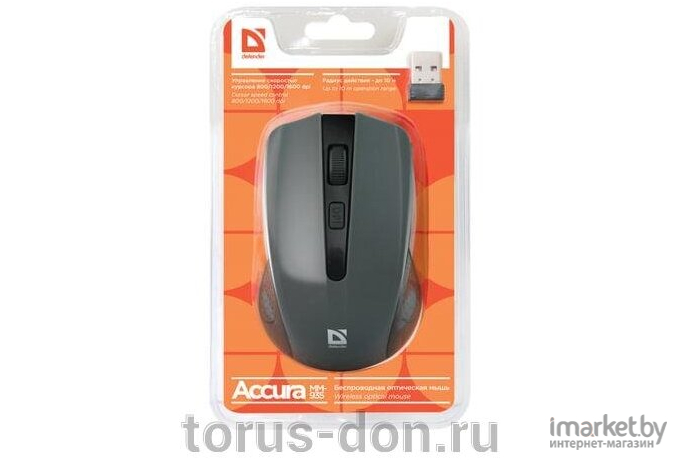 Мышь Defender Accura MM-935 (серый)