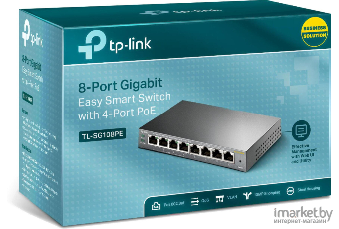 Коммутатор TP-Link TL-SG108PE