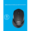 Мышь Logitech M330 Silent Plus (черный) [910-004909]