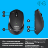 Мышь Logitech M330 Silent Plus (черный) [910-004909]