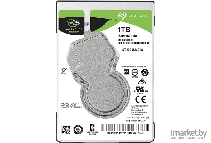 Жесткий диск Seagate Barracuda 1TB [ST1000LM048]