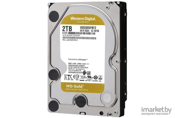 Жесткий диск WD Gold 2TB [WD2005FBYZ]