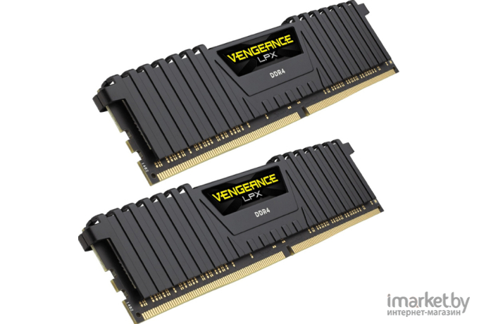 Оперативная память Corsair Vengeance LPX 2x16GB DDR4 PC4-17000 [CMK32GX4M2A2133C13]