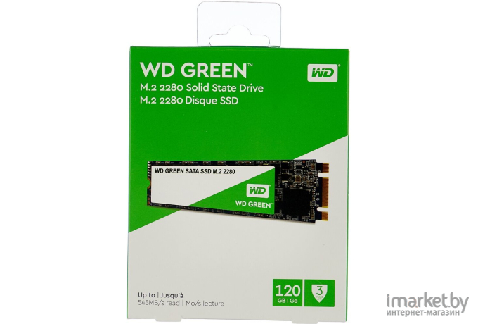 SSD WD Green M.2 2280 120GB [WDS120G1G0B]