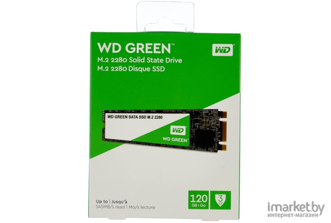 SSD WD Green M.2 2280 120GB [WDS120G1G0B]