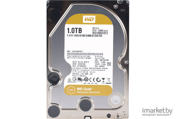 Жесткий диск WD Gold 1TB WD1005FBYZ