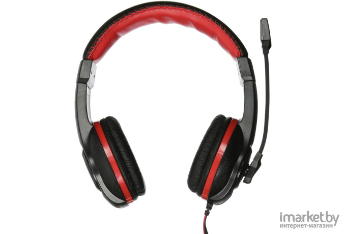 Наушники с микрофоном Oklick HS-L200 (черный/красный)
