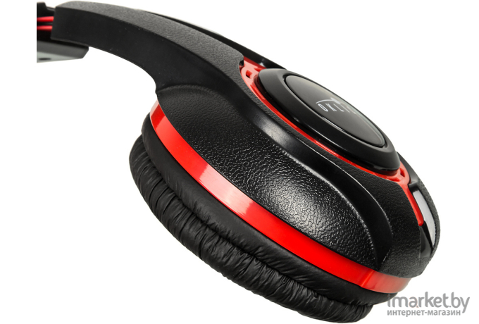 Наушники с микрофоном Oklick HS-L200 (черный/красный)