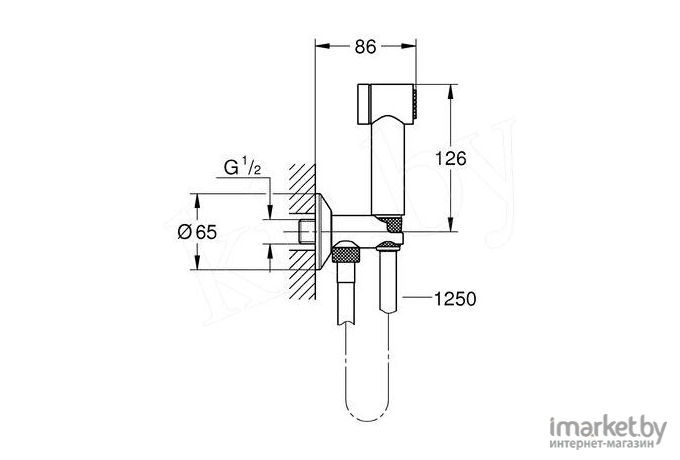 Душевая лейка Grohe Sena Trigger Spray 35 [26332 000]