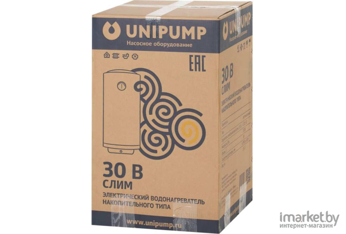 Накопительный водонагреватель Unipump Слим 30 В