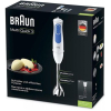 Погружной блендер Braun MultiQuick 3 MQ 3005 Cream белый/синий (MQ3005WH/0X22111197)