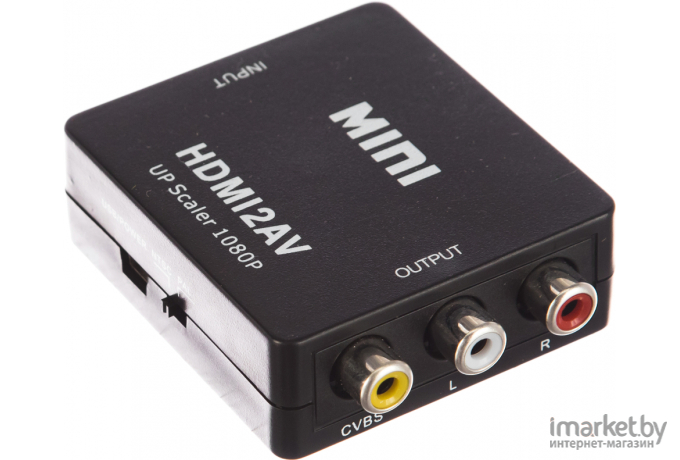 Конвертер HDMI -> RCA Cablexpert DSC-HDMI-CVBS-001, HD19Fx3RCA, HDMI -> 3xRCA (1x video, 2x audio)