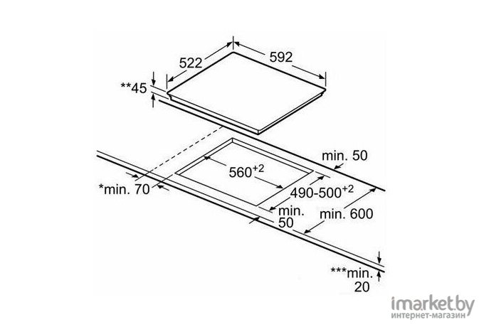 Варочная панель Bosch PKE611D17E