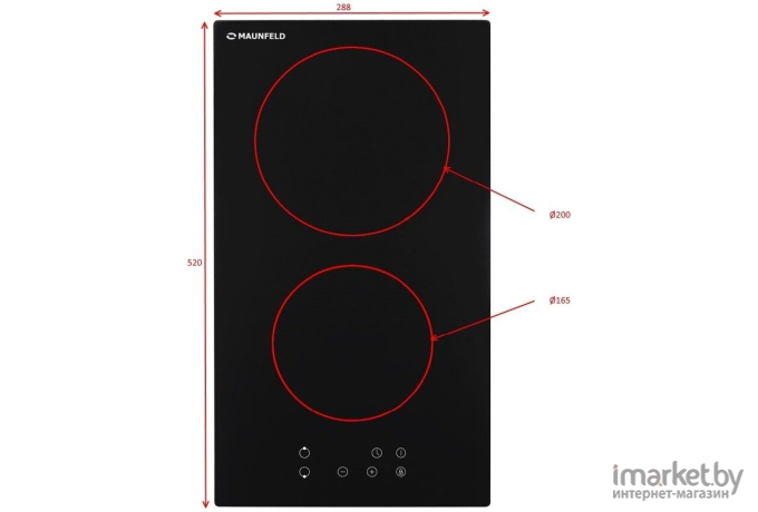Варочная панель Maunfeld EVCE.292-BK