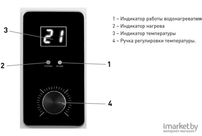 Накопительный водонагреватель Oasis Plain 50Z