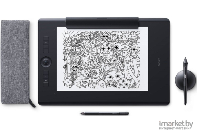 Графический планшет Wacom Intuos Pro Black Paper Edition Large [PTH860PN]