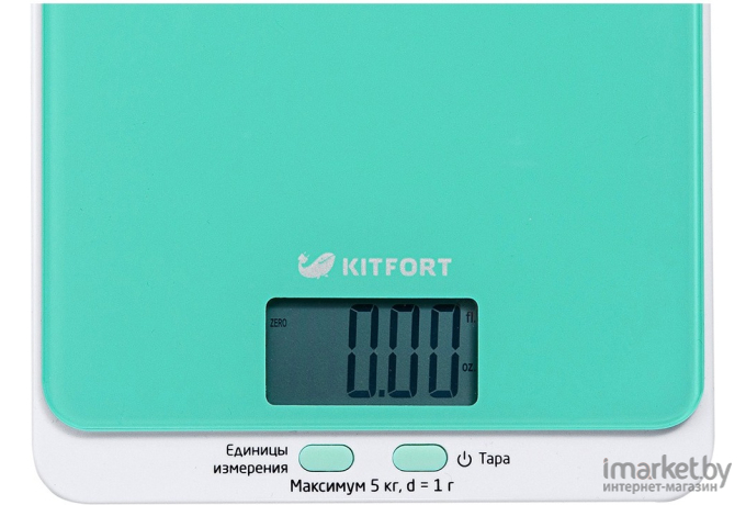 Кухонные весы Kitfort KT-803-1 (бирюзовый)