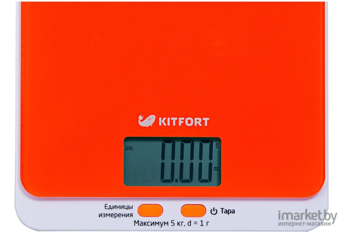 Кухонные весы Kitfort KT-803-5 (оранжевый)