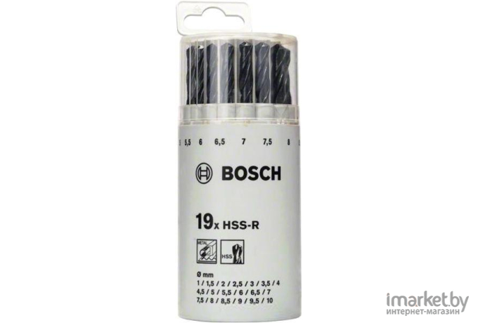 Набор оснастки Bosch 2607018355 19 предметов