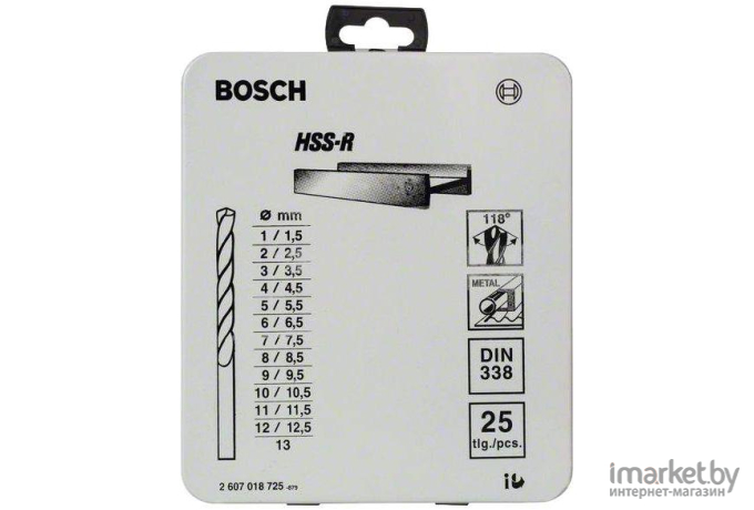 Набор оснастки Bosch 2607018725 25 предметов