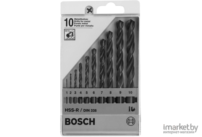 Набор оснастки Bosch 1609200203 10 предметов