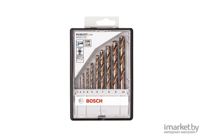 Набор оснастки Bosch 2607019925 10 предметов