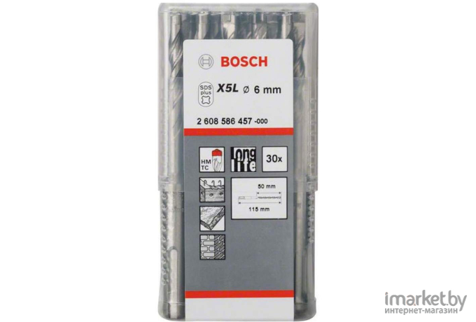 Набор оснастки Bosch 2608586457 30 предметов