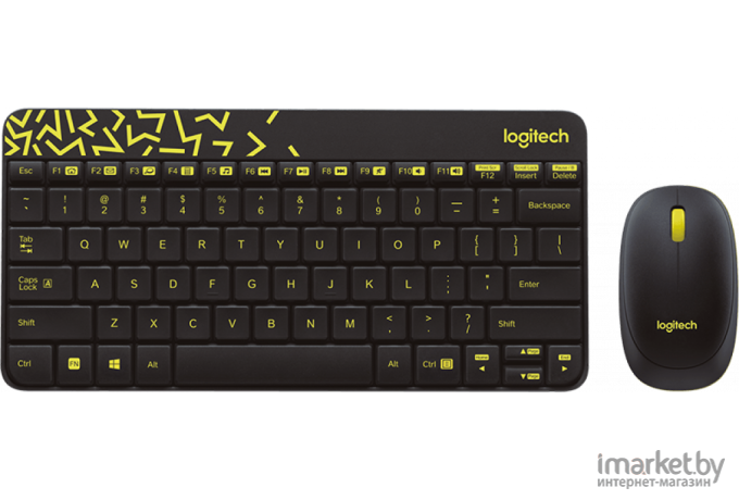 Мышь + клавиатура Logitech MK240 Nano [920-008213]