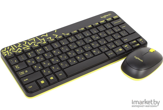 Мышь + клавиатура Logitech MK240 Nano [920-008213]