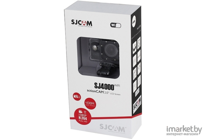 Экшен-камера SJCAM SJ4000 WiFi (черный)
