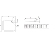 Душевой поддон BLB Universal 80x80