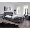 Кровать Halmar Sabrina 160x200 (серый)