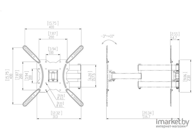 Кронштейн Benatek LCD-44B