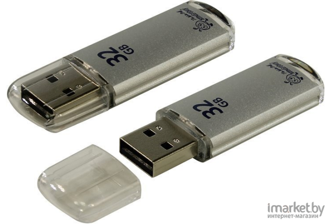 USB Flash Smart Buy V-Cut 32GB (серебристый) [SB32GBVC-S]