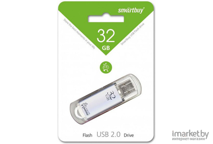 USB Flash Smart Buy V-Cut 32GB (серебристый) [SB32GBVC-S]