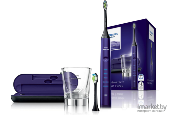 Электрическая зубная щетка Philips Sonicare DiamondClean HX9372/04