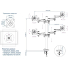 Кронштейн Kromax OFFICE-4 (черный)
