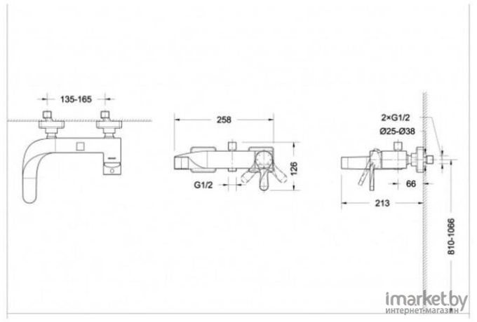 Смеситель Bravat F674108C-01