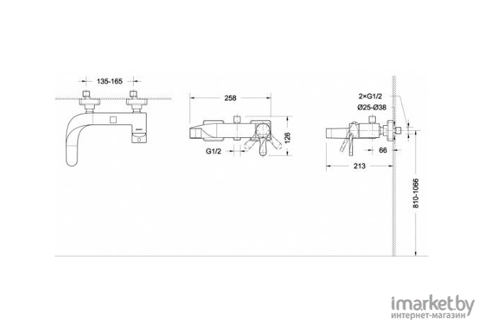 Смеситель Bravat F674108C-01