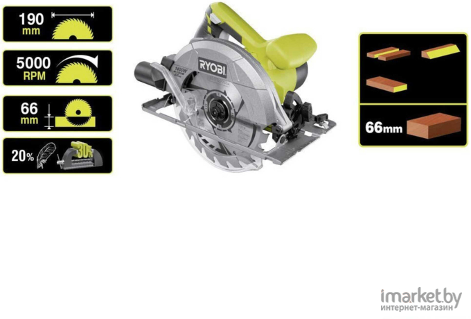 Дисковая пила Ryobi RCS1400-G