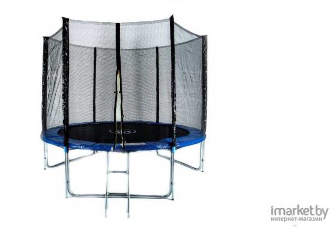 Батут Fitness Trampoline Extreme 10 ft-312 см с защитной сеткой и лестницей