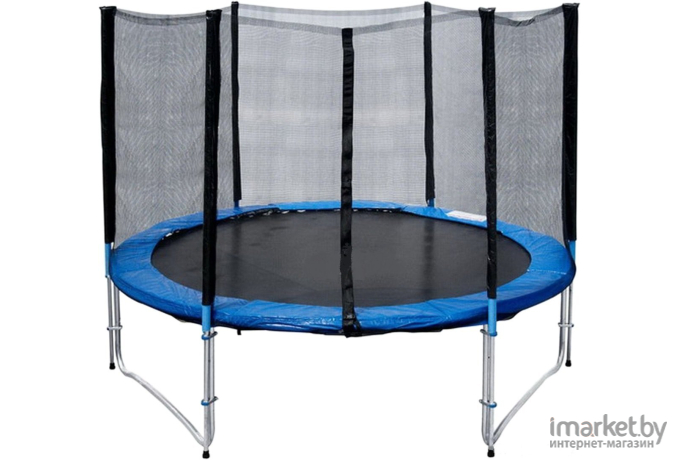 Батут Fitness Trampoline Extreme 10 ft-312 см с защитной сеткой и лестницей