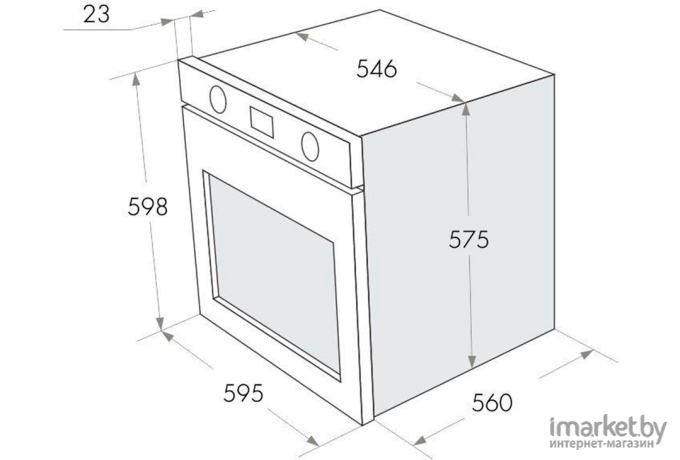 Духовой шкаф Maunfeld MGOG.673B