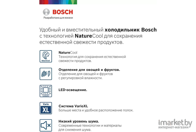 Холодильник Bosch KGV36NW1AR