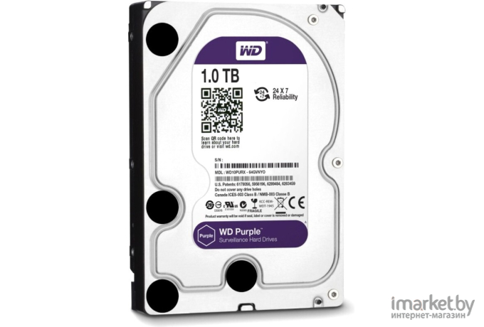 Жесткий диск WD Purple 1TB [WD10PURZ]