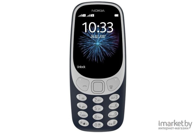 Мобильный телефон Nokia 3310 Dual SIM (синий)