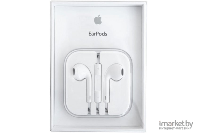 Наушники с микрофоном Apple EarPods с разъёмом 3.5 мм [MNHF2]