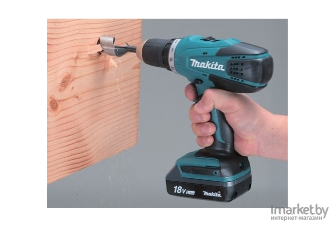 Дрель-шуруповерт Makita DF457DWE