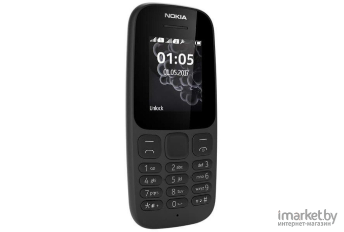 Мобильный телефон Nokia 105 Dual SIM (2017) (черный)